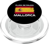 Playa De Palma Mallorca Bandera España Diseño Orgullosa Bandera Española PopSockets PopGrip para MagSafe