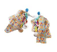 Playa de verano lindo pétalo de tela pendientes de la joyería del banquete de boda regalo de moda lindo verano Jewe Boho borla pendientes hechos a mano colorido de múltiples capas de flores