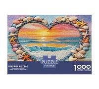 Playa del Amor Puzzle 1000 Pièces Pour Adultes Et Enfants Dès 14 ANS Jeu De Patience Et De Réflexion De Qualité Supérieure Décoration De La Maison 38x26cm/1000pcs