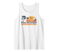 Playa del Carmen Beach Mexico Vacation Tropical Summer Camiseta sin Mangas