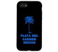 Playa del Carmen México con Gráfico de Palmera Carcasa para iPhone SE (2020) / 7/8