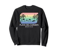 Playa del Carmen México Retro Mexican Resort Viaje Vacacional Sudadera
