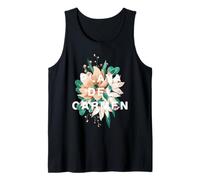 Playa del Carmen México Tropical Floral Design Beach Vibes Camiseta sin Mangas