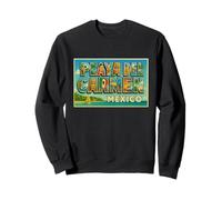 Playa del Carmen México Vintage Travel Souvenir Art Graphic Sudadera