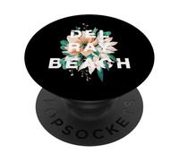 Playa Florida Diseño Floral Delray The Village by The Sea FL PopSockets PopGrip Adhesivo