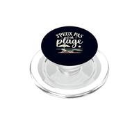 Playa Francesa de Verano Relajado J'peux Pas J'Ai Plage PopSockets PopGrip para MagSafe