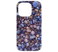 Playa, guijarros coloridos, ir descalzo formas manía Carcasa para iPhone 14 Pro