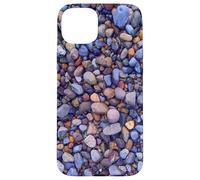 Playa, guijarros coloridos, ir descalzo formas manía Carcasa para iPhone 15 Plus