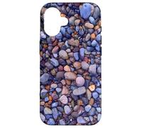 Playa, guijarros coloridos, ir descalzo formas manía Carcasa para iPhone 16