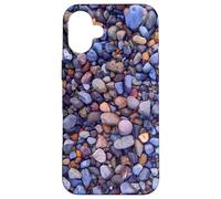 Playa, guijarros coloridos, ir descalzo formas manía Carcasa para iPhone 16 Plus