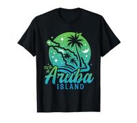 Playa Isla del Caribe Estaré Viajando Aruba Vacay Camiseta