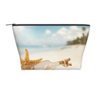 Playa Junto al mar, Bolsa de artículos de tocador Bolsa de Maquillaje Bolsa de cosméticos Bolsa de artículos de tocador de Viaje portátil