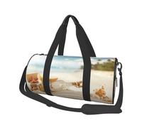 Playa Junto al mar, Bolsa de Viaje de Gran Capacidad, Bolso Redondo, Bolsa de Viaje Deportiva, Bolsa de Mano, Bolsa de Fitness