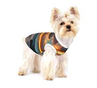 Playa Maui Hawaii Sunset Sea Waves Clouds Print Camisetas para perros pequeños, camisa de moda transpirable sin mangas para perros pequeños