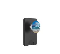 Playa Oceano Mar Ola Nube Patron Impresion PopSockets PopWallet para MagSafe