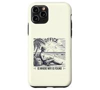 Playa Oficina WiFi Digital Nomad Laptop Carcasa para iPhone 11 Pro