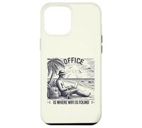Playa Oficina WiFi Digital Nomad Laptop Carcasa para iPhone 12 Pro MAX
