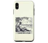 Playa Oficina WiFi Digital Nomad Laptop Carcasa para iPhone XS MAX
