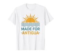 Playa Relajada del Caribe Antigua, navegación y Viajes Camiseta
