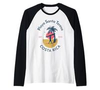Playa Santa Teresa Costa Rica Camiseta Manga Raglan