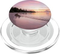 Playa Tropical Atardecer Calma Orilla Océano Es PopSockets PopGrip para MagSafe