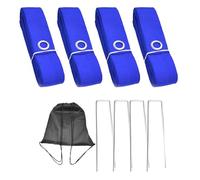 Playa Voleibol Líneas, Voleibol Marking Set, 56,98x9801 inch Plegable Easy Storage Sports Accessory, Boundary Tape for Backyard Court Setup, Home Practice Park Games, Recreación