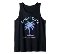 Playa Waikiki, Honolulú, Hawái, islas hawaianas antiguas Camiseta sin Mangas
