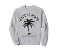 Playa Waikiki, Honolulú, Hawái, islas hawaianas antiguas Sudadera