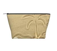 Playa y Palmeras, Bolsa de artículos de tocador Bolsa de Maquillaje Bolsa de cosméticos Bolsa de artículos de tocador de Viaje portátil
