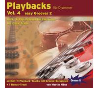 Playbacks für Drummer Vol.4 - Einsteiger CD zum Schlagzeug spielen lernen