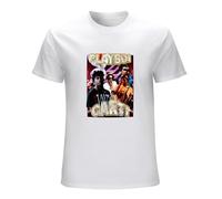 Playboi Carti Hip Hop Rap T-Shirt Harajuku Funny White S