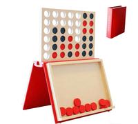 PlayBook'd - Hangman Game Magnetic Cowboy,Playbook Board Game, 3D Printed Hangman Game,Chess, Sea Battle, Backgammon, Decorative Bookshelf Strategy Game (#2 Four-in-a-Row)