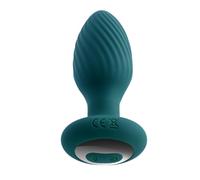 Playboy Playboy - Enchufe Anal Teaser de Cola Giratoria - Azul turquesa