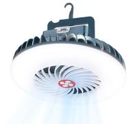 PlayDen - Lámpara de camping con ventilador