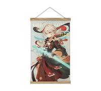 PLAYDOM Genshin Impact Zhong Li QiQi Furina Hu Tao Tighnari XianYun Chiori Eula Navia Kaedehara Kazuh Rouleau Peinture à l'huile Rouleau Peinture art Poster Art Déco Murale (Kaedehara Kazuha)