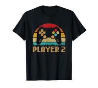 Player 1 Player 2 Matching Couple Gamers Camiseta