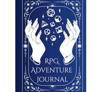 Player Campaign Journal, Diary for D&D players, Witchy Vibes Design: Notebook designed to keep notes and track a players skills and movements, ... witchy and celestial imagery inside and out.