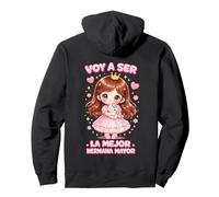 Playera Big Sister: Voy a Ser la Mejor Hermana Mayor Anuncio Sudadera con Capucha