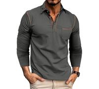Playera Negra Larga para Hombre Casual Camisa Rebajas Oversized Pack Algodón Caballero Moda Militar Anime Decimas Cumpleaños Colores Goticas Debajo Juveniles Oso Térmicas Básicos