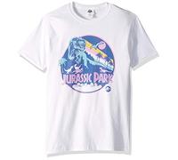 Playera oficial de Jurassic Park con diseño de parque retro para hombre - Blanco - X-Large