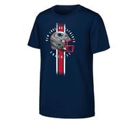 Playera Play Hard NFL Patriots de Nueva Inglaterra Azul Marino