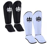 Playerz SparTech - Espinilleras de doble acolchado para Muay Thai Kickboxing, espinilleras para artes marciales mixtas y artes marciales mixtas