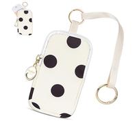 Playexen Estuche desinfectante de manos compatible con T0uch-land, bolsa de soporte para desinfectante de manos con hebilla de anillo y correa de muñeca, bonita bolsa con cremallera para niebla