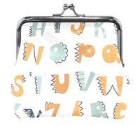 Playful Alphabet - cartera blanco con hebilla de piel para mujer, Playful Alphabet White, UNITALLA, Classic, Playful Alphabet White, UNITALLA, Classic