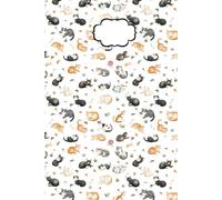 Playful Cats - A Charming 6x9" Hardback Sketchbook: A Delightful Sketchbook with 100 Blank Pages for Cat Lovers and Creative Minds