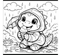 Playful Dinosaur Coloring Book for Kids Ages 3-6