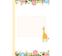 Playful Garden: A Fun Primary Lined Notebook for Kids | Colorful Flower and Animal Journal for Creative Writing and Schoolwork