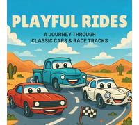 Playful Rides: A Journey Through Classic Cars & Race Tracks | 8.5 x 8.5 79 pages