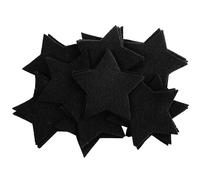 Playfully Ever After 1 Inch 140pc Stiff Felt Stars (Black)