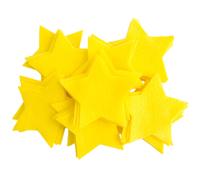 Playfully Ever After 1 Inch 140pc Stiff Felt Stars (Yellow)